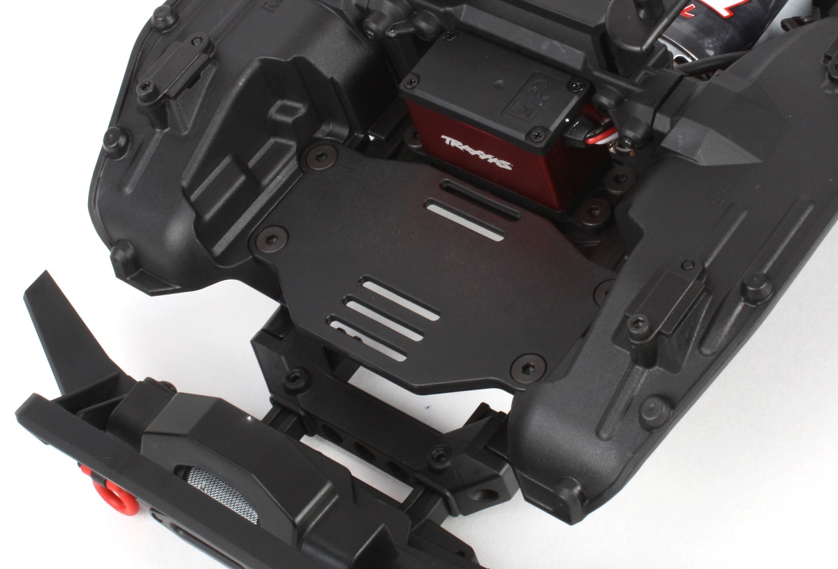 Front battery tray