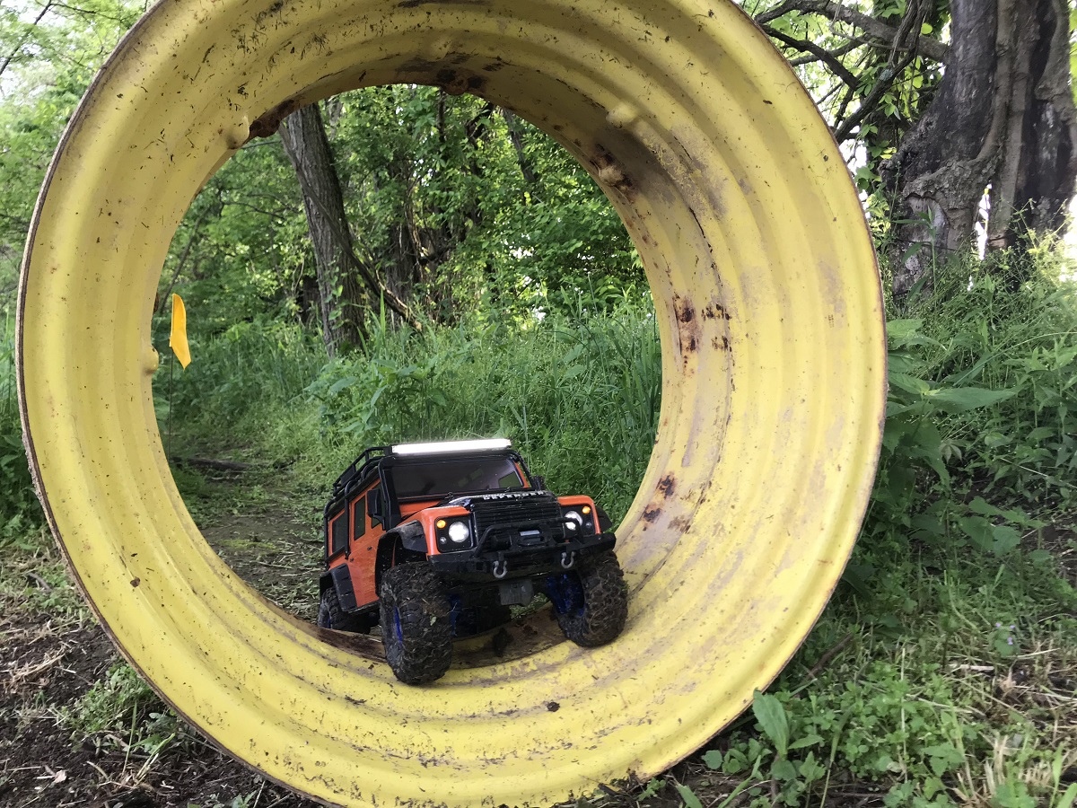 TRX-4 Defender drain pipe