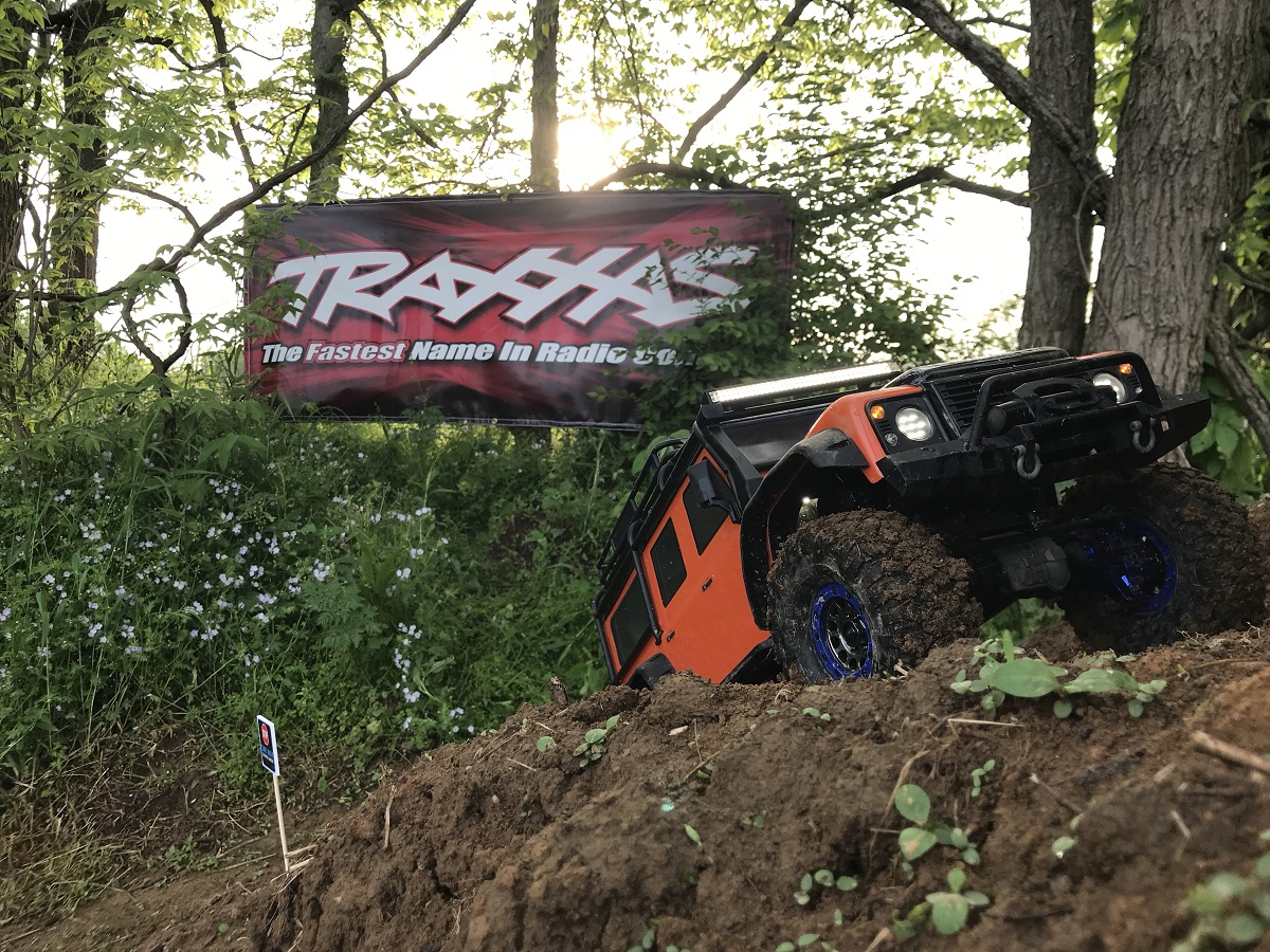 TRX-4 Defender on trail