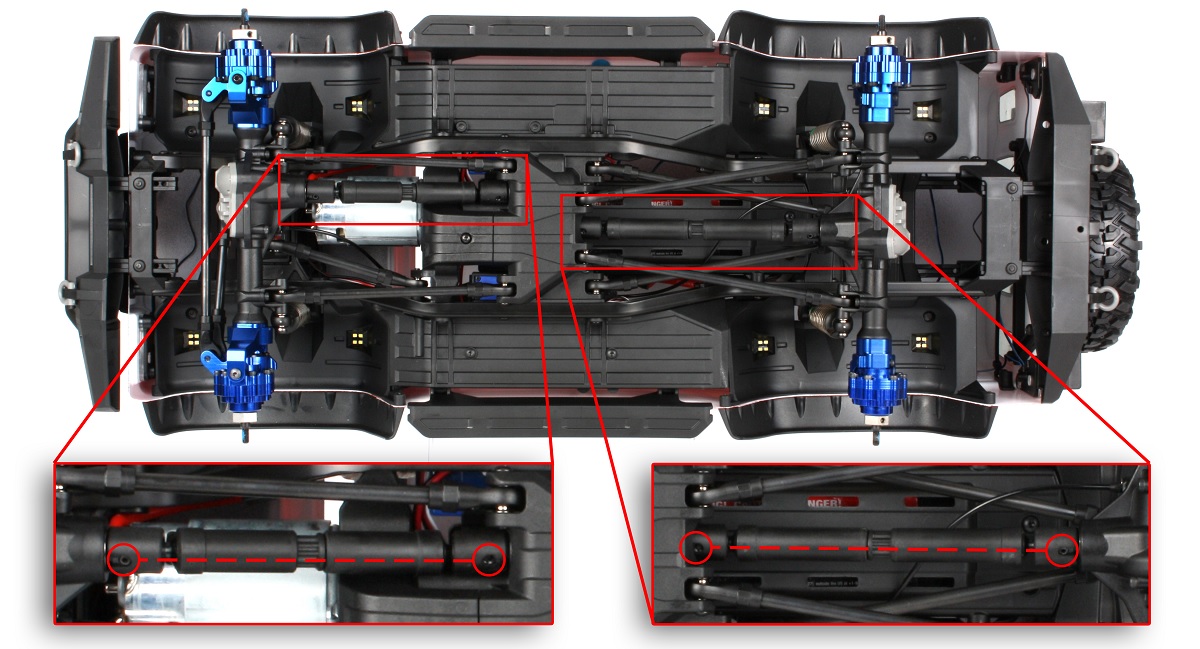 Align the driveshafts