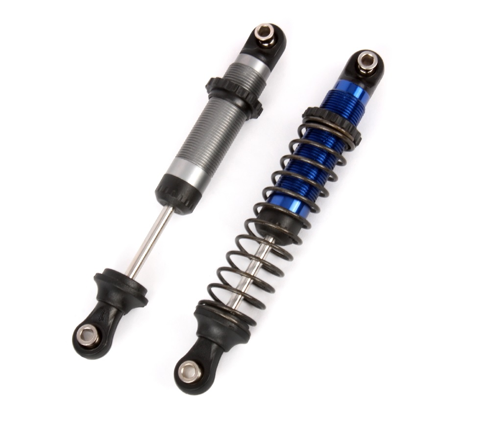 Gray and blue shocks