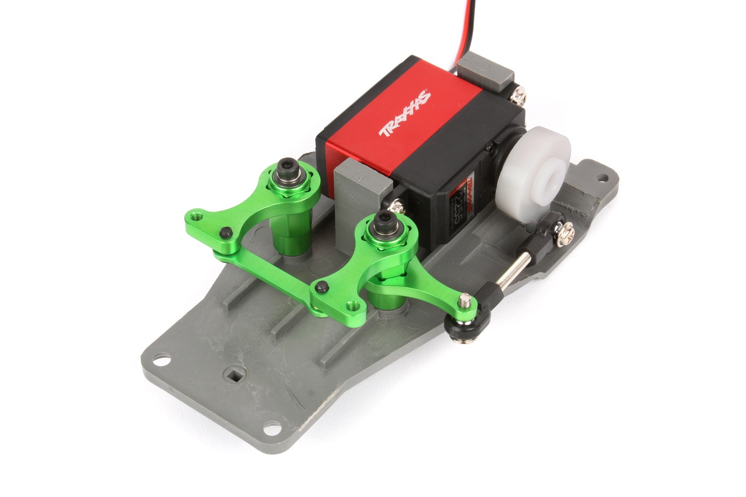 Install the bellcranks and new servo