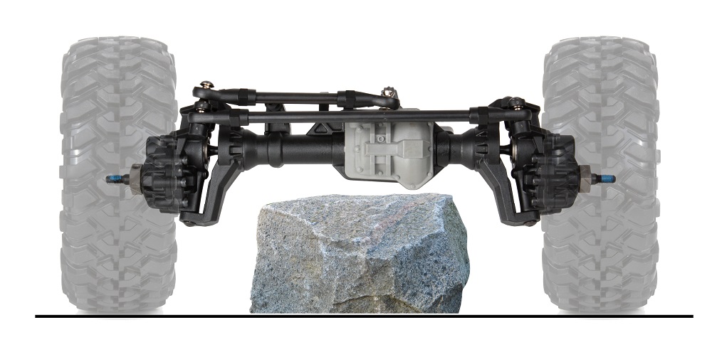 Clearance with portal axles