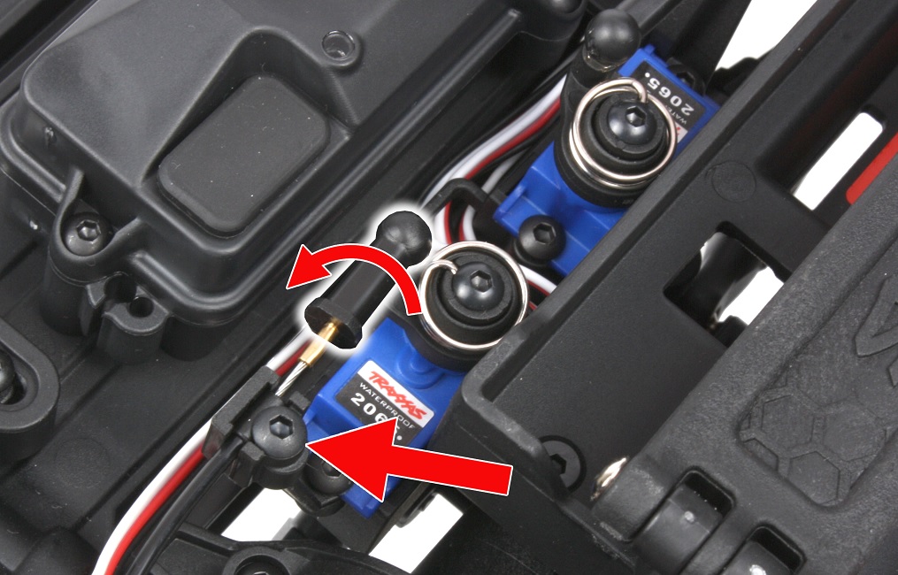 Remove the shift cable