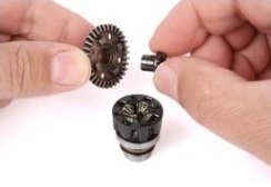 Remove the output gear