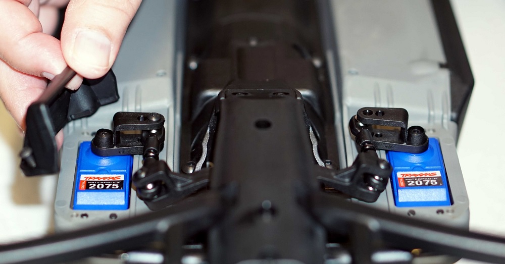 Remove the servo guards