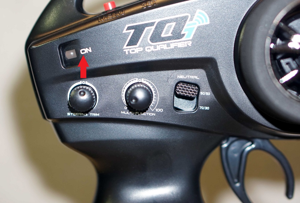 Zero out the steering trim