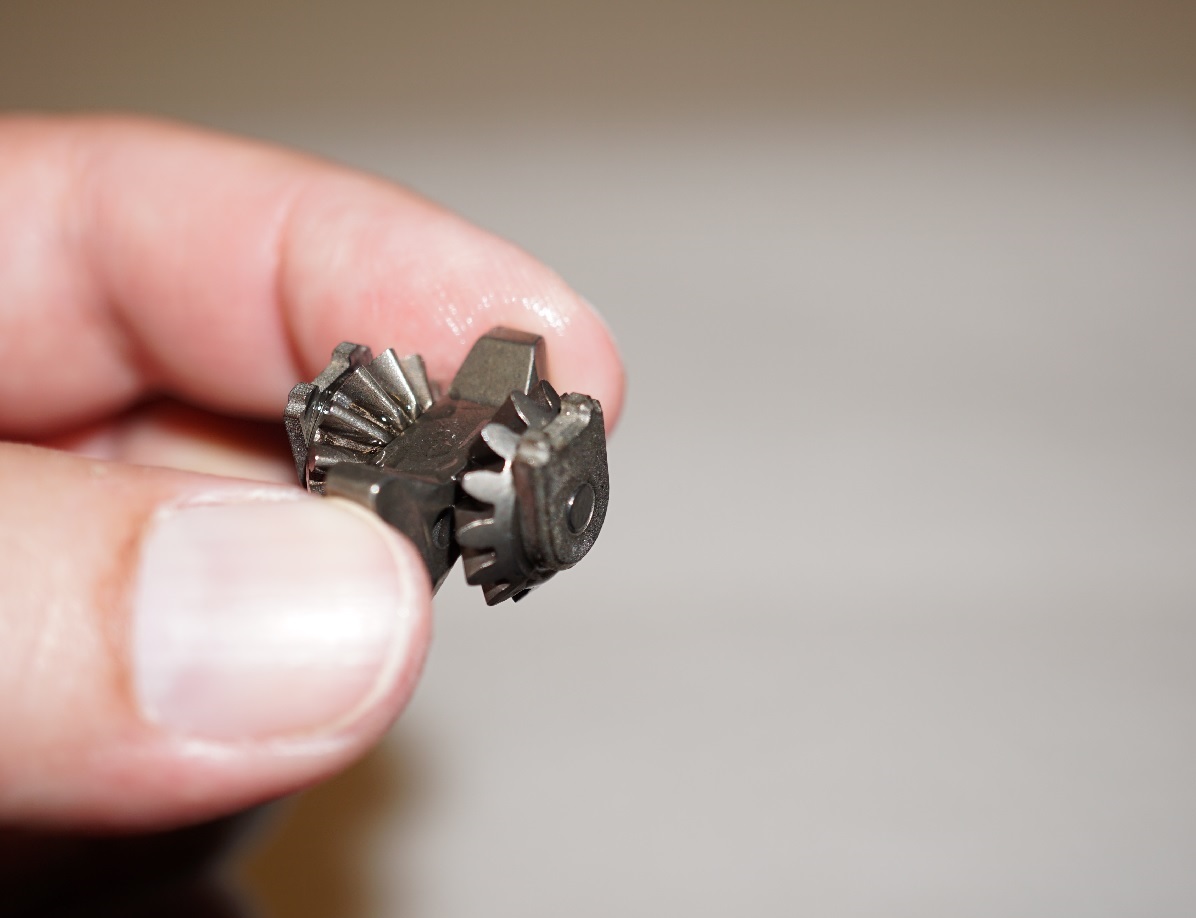 Assemble the gears Assemble the gears