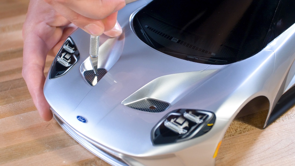 Cut body mount holes