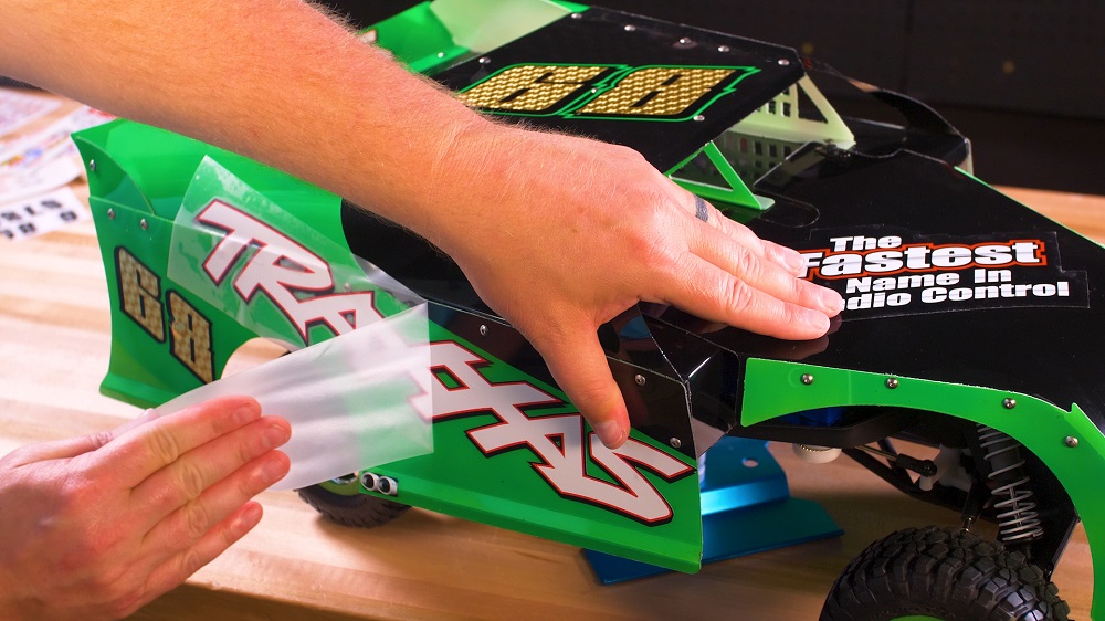 Apply decals