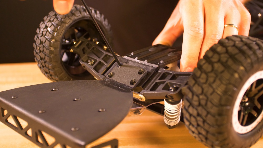 Attach lower bumper