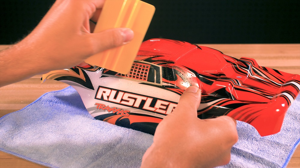 Smooth out the decal
