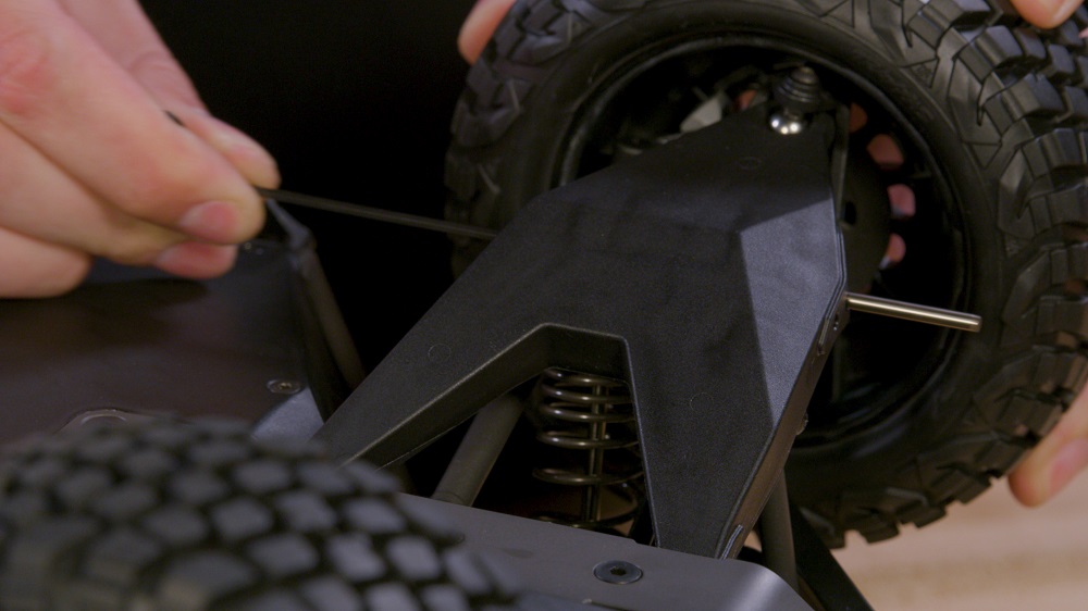 Remove the retaining pin