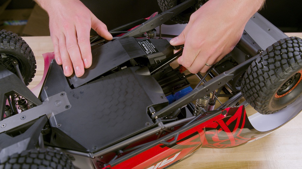 Remove the skid plate