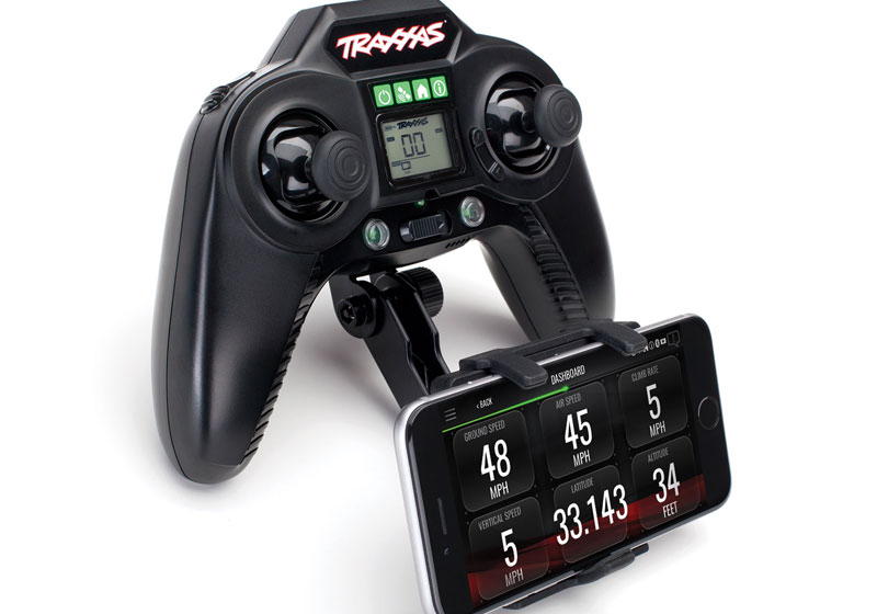 Phone Mount (#6532) Installed on Traxxas Aton Transmitter