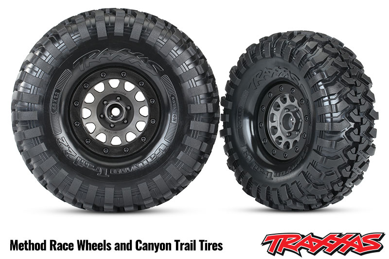 Method Race Wheels<sup>®</sup>  1.9" and 2.2" Beadlock Wheels for TRX-4