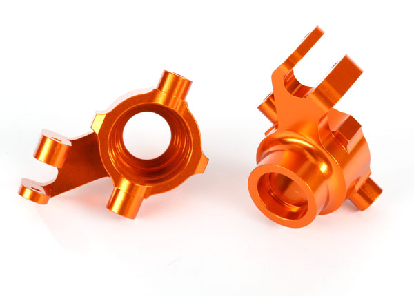 Steering blocks, 6061-T6 aluminum (orange-anodized)
