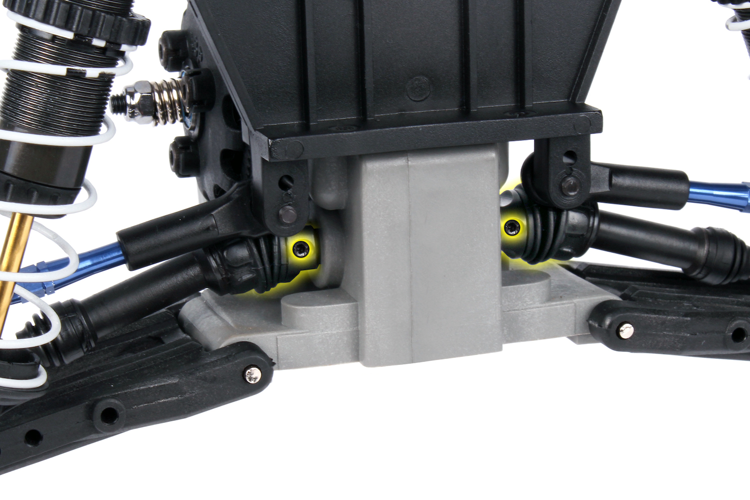 Unscrew the driveshafts