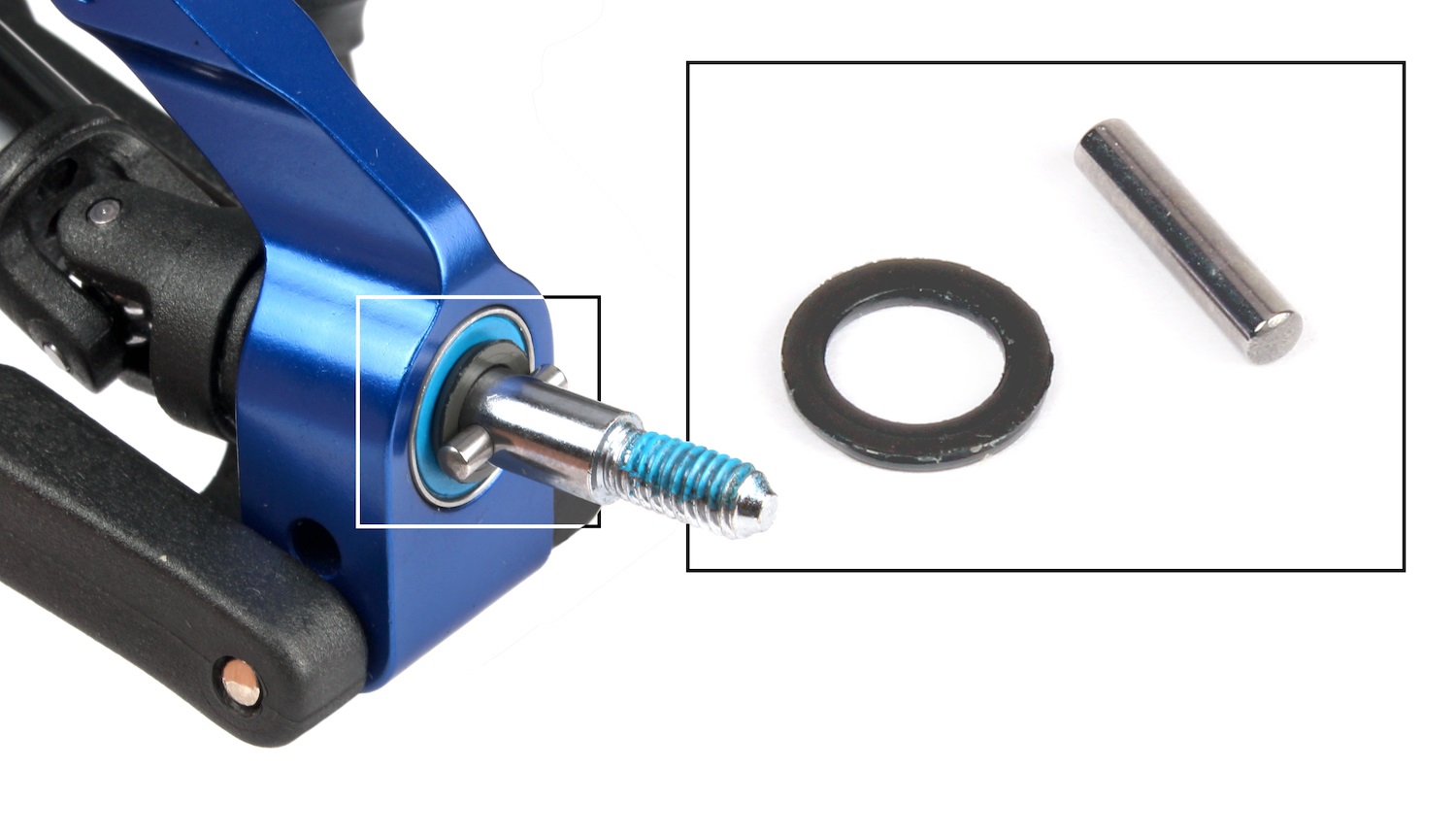 Optional aluminum axle carriers