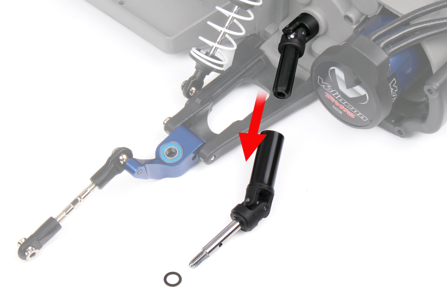 Set the PTFE washer aside to reuse