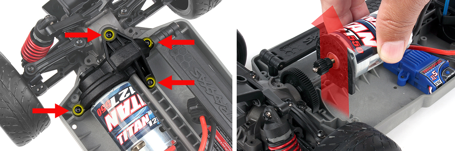Remove the motor