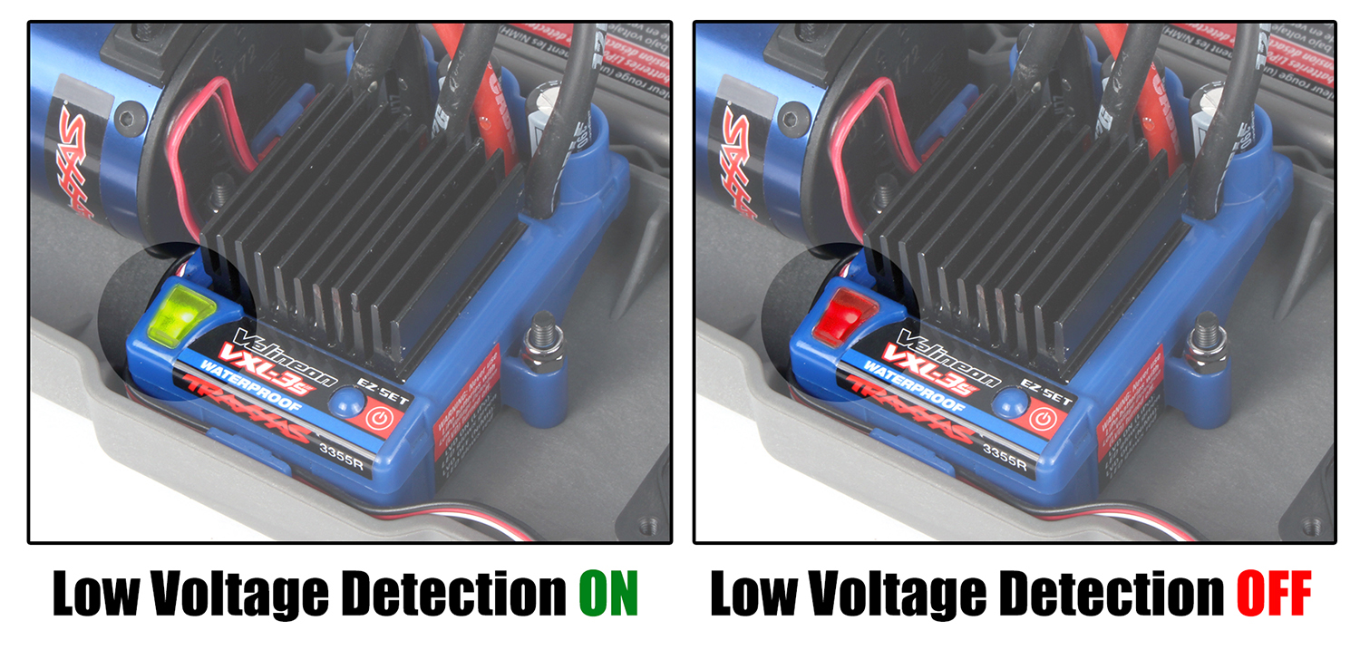 Low-voltage detection settings