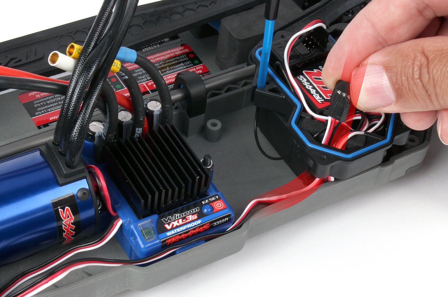 Route the speed control wire