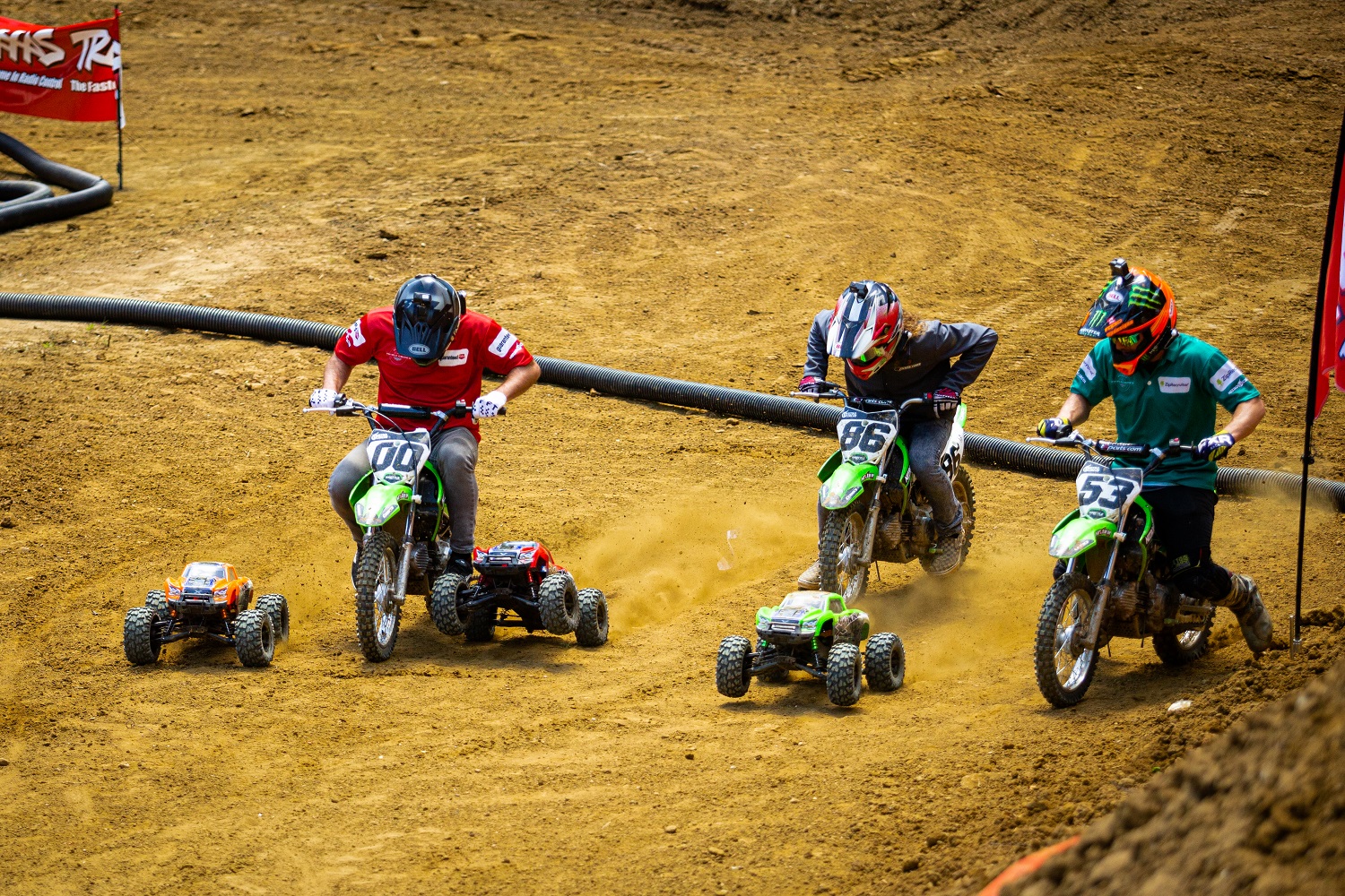 Lining up at the start