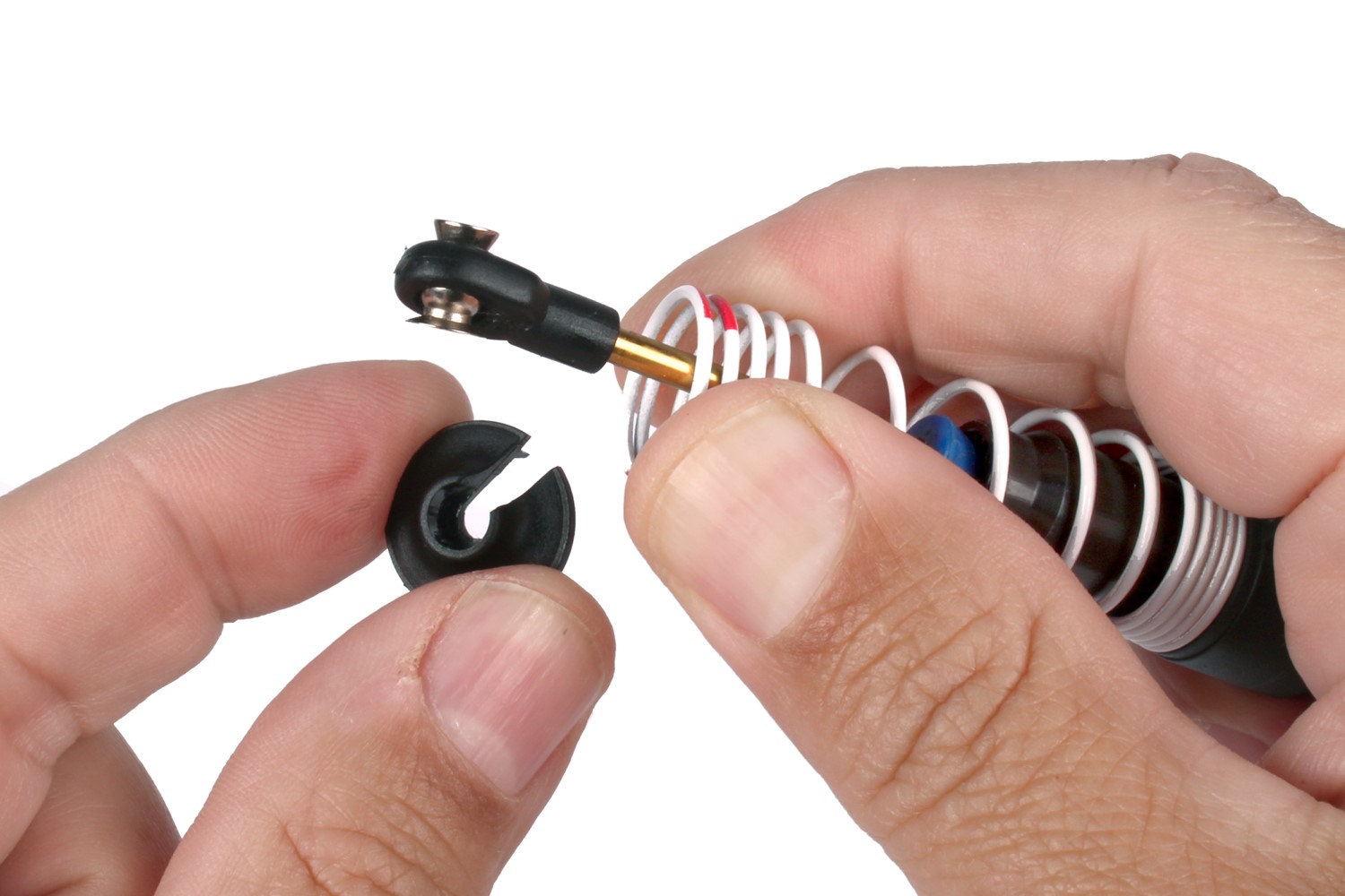 Remote the preload spacers and springs