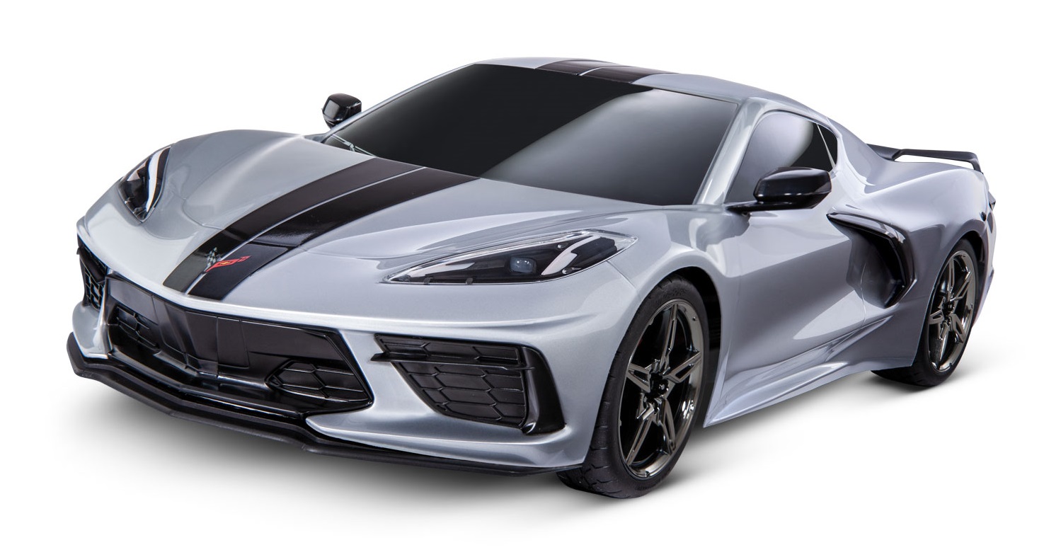 Silver Corvette Stingray