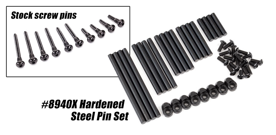 8940X Hardened Steel Suspension Pins