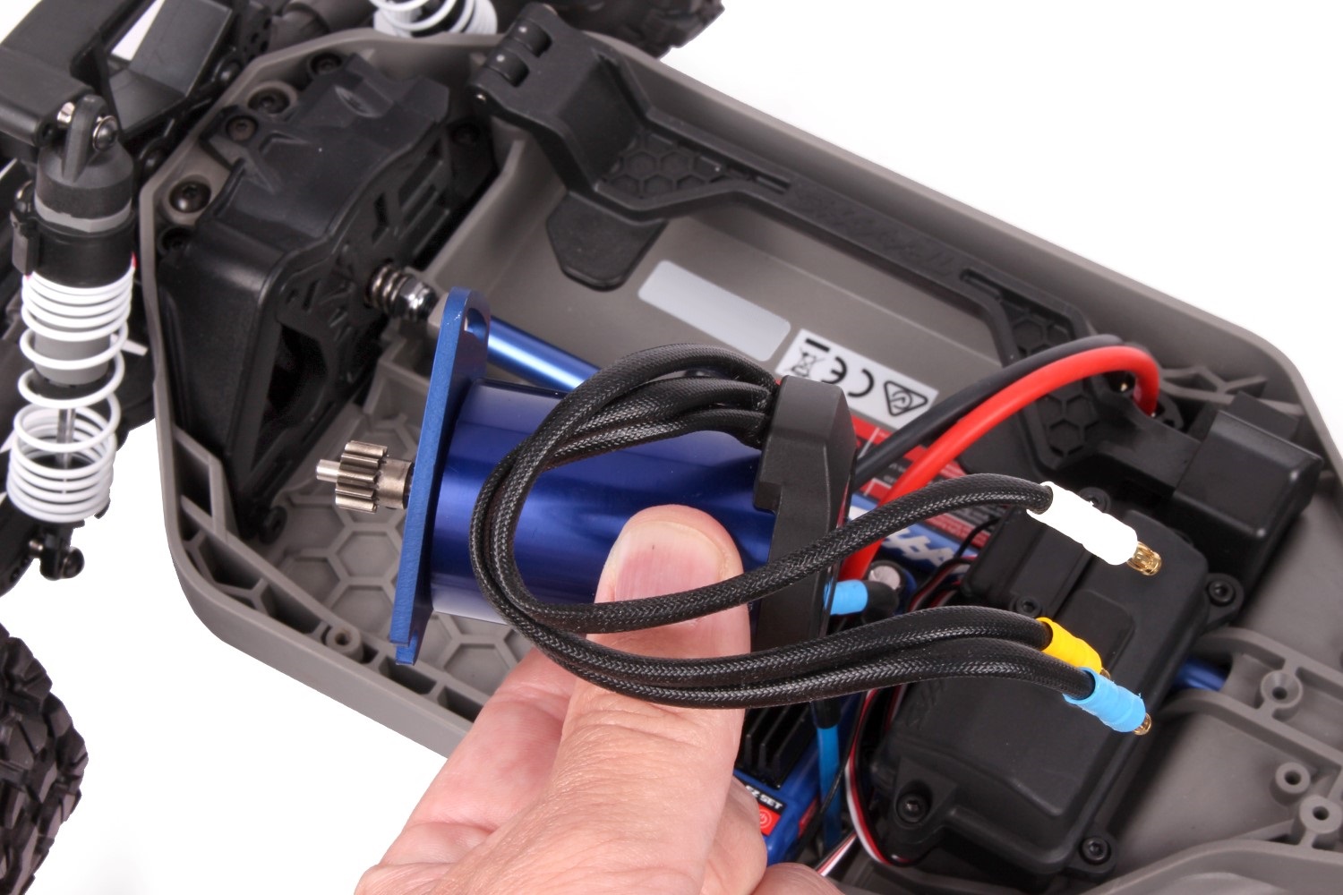 Remove the motor plate
