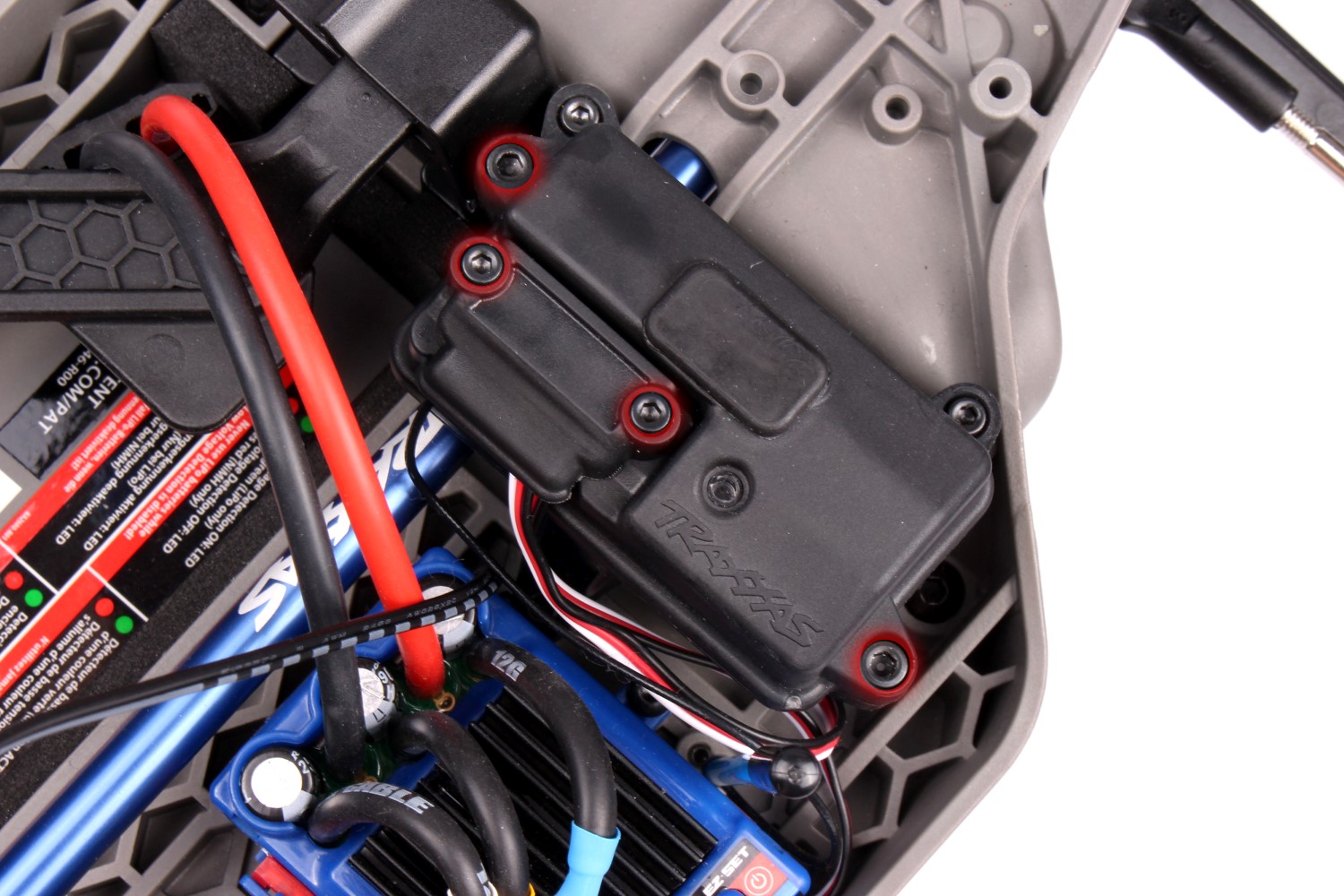 Remove the receiver lid
