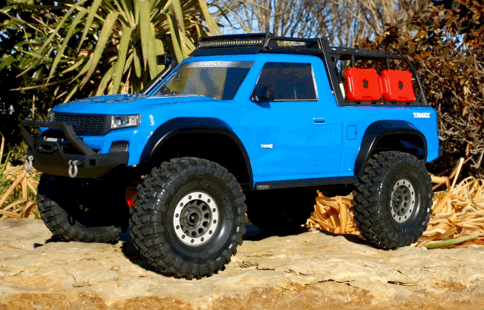 Lifted with 2.2″ wheels