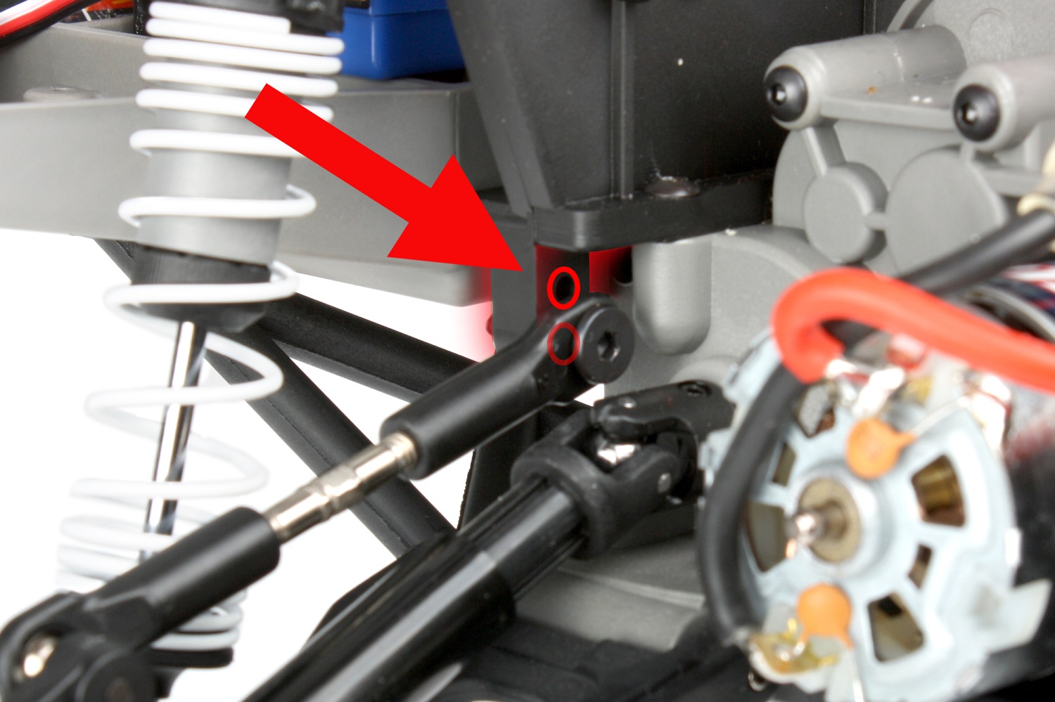 Roll center holes