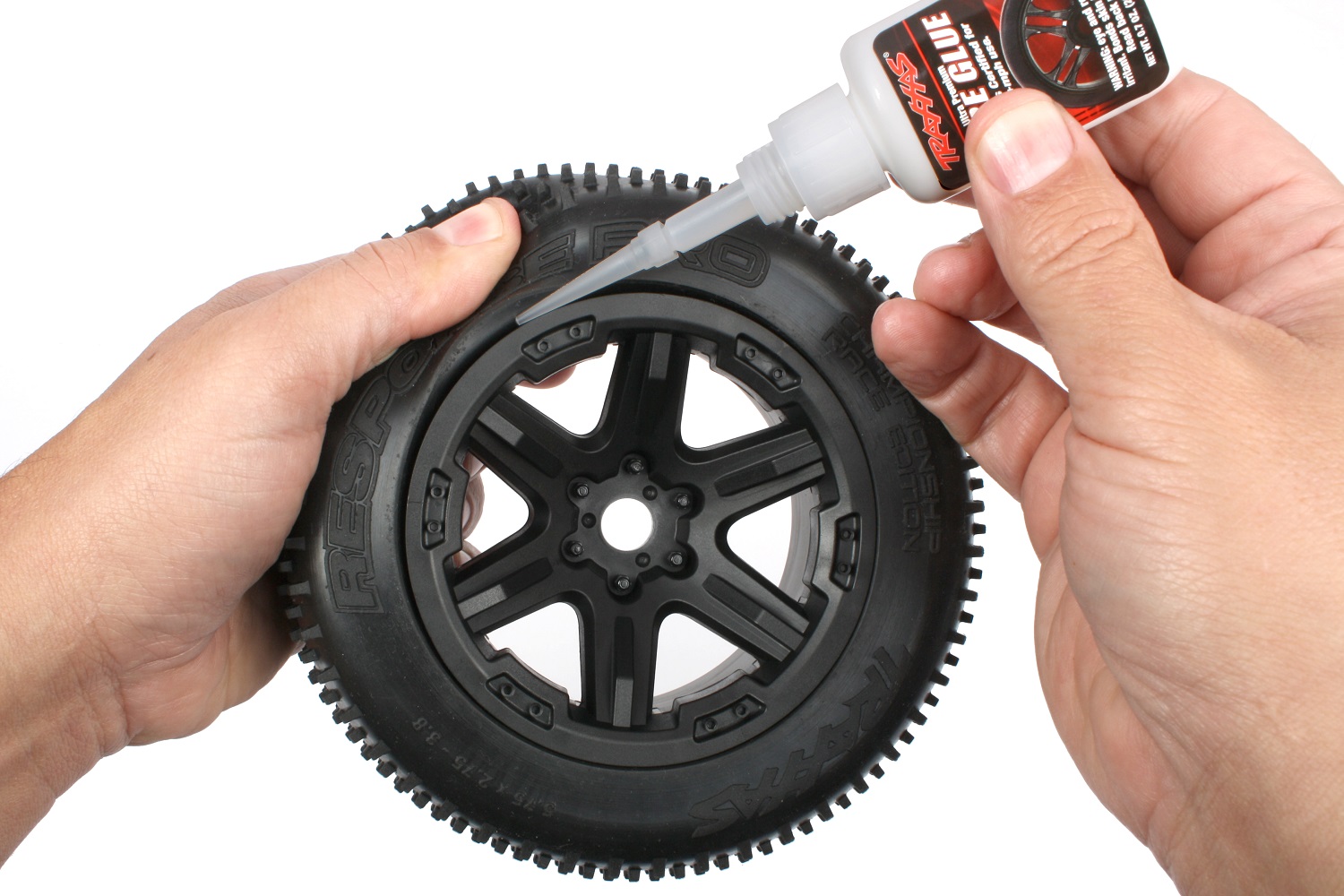 Applying glue