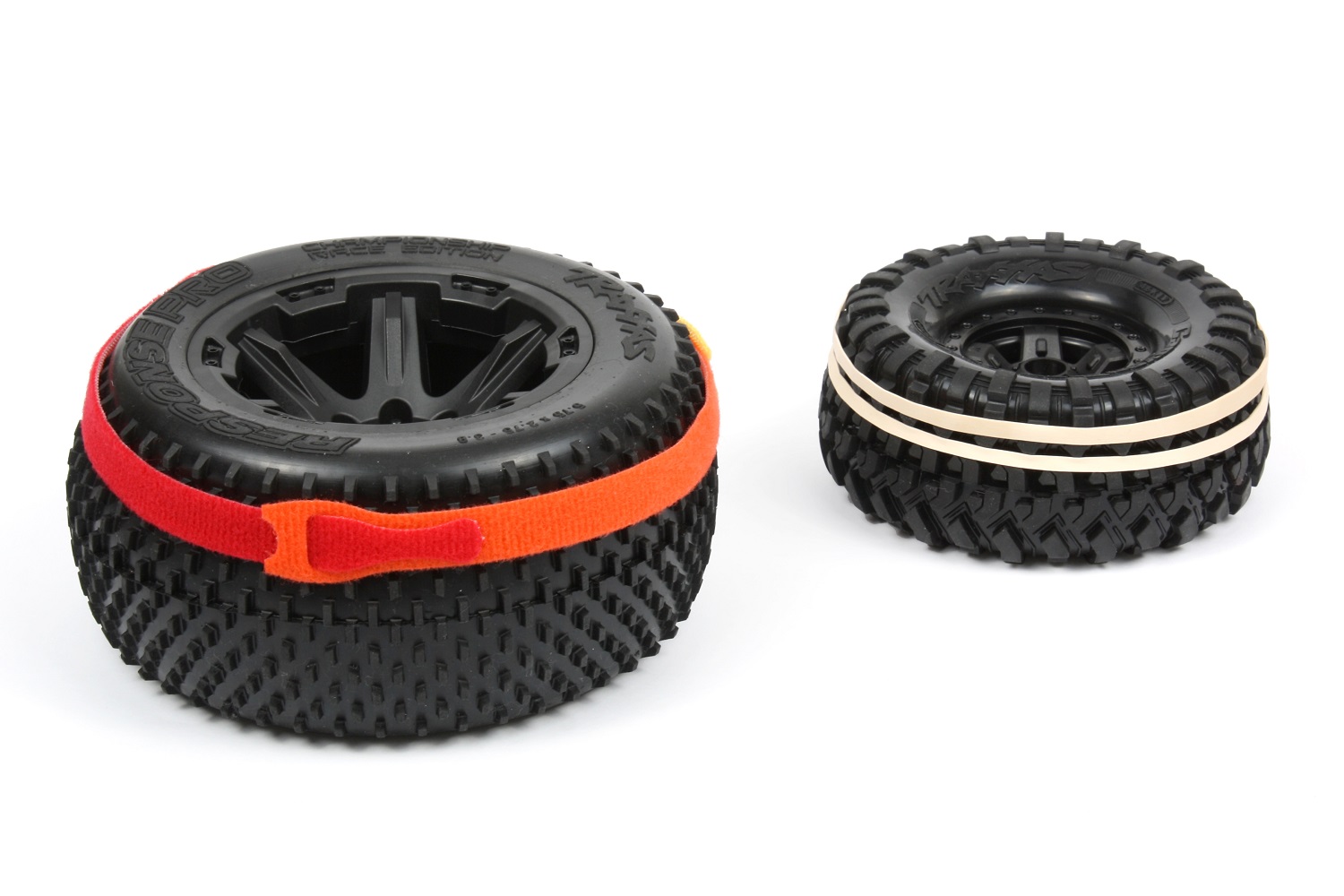 Wrap the tires