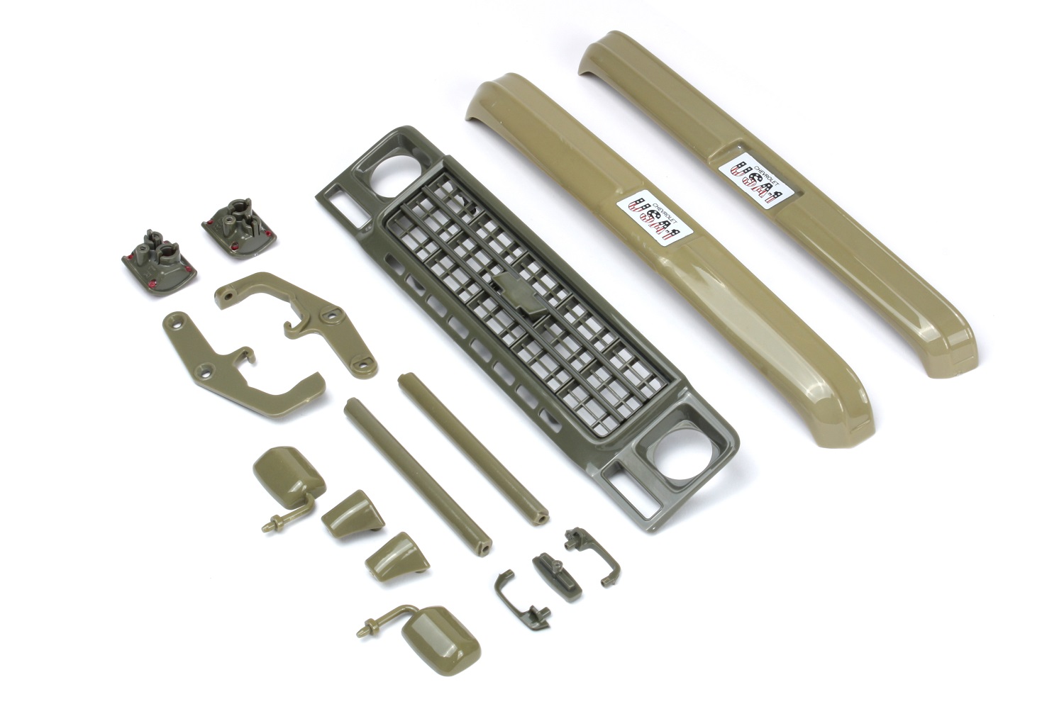 De-chromed parts