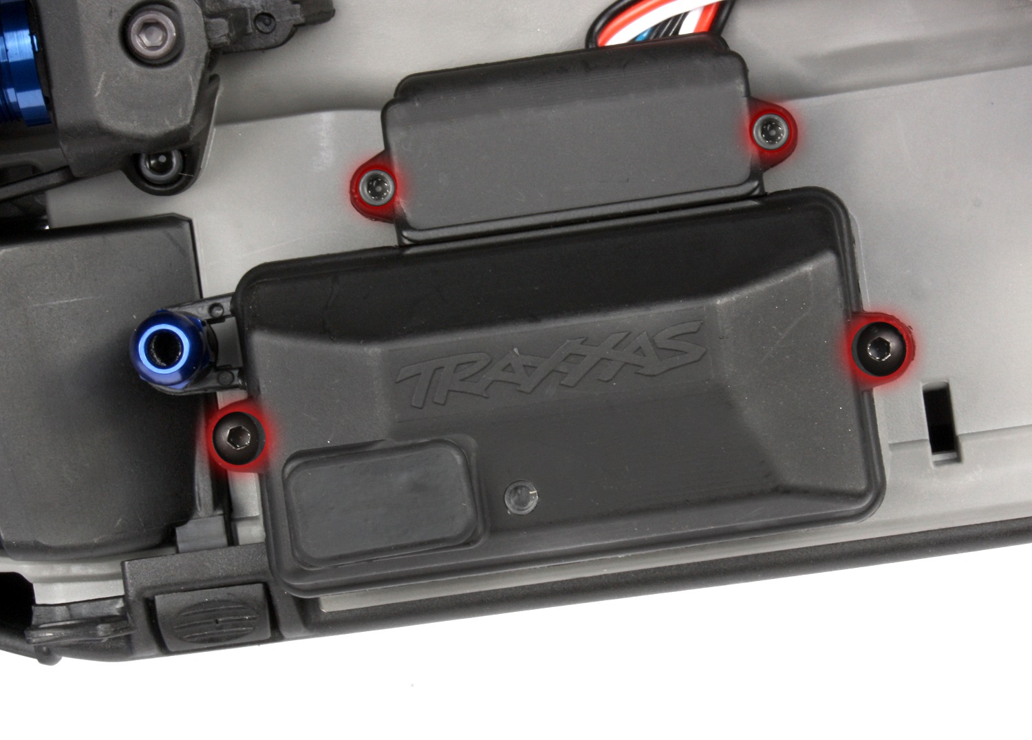 Remove the screws from the receiver box