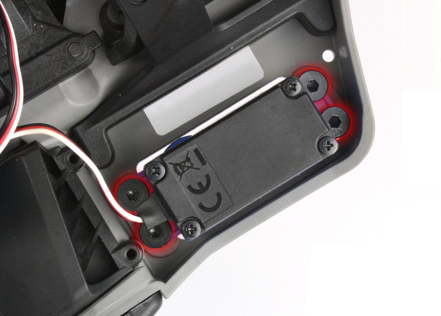 Remove the servo screws