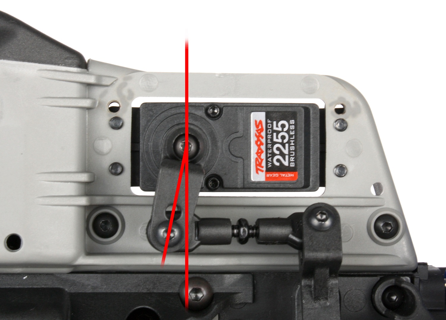 Remove the servo arm