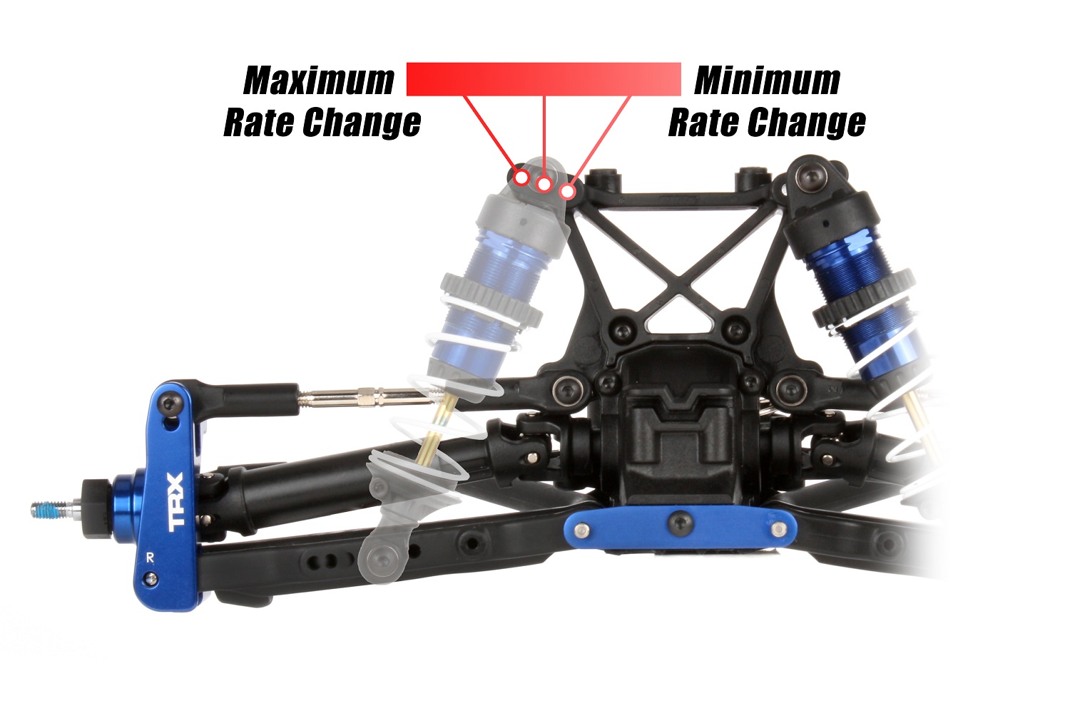 Upper shock holes