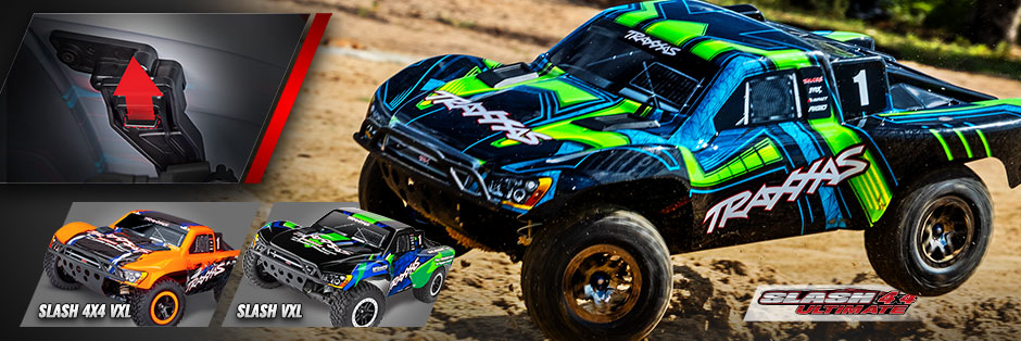 Three new Slash models with Clipless Body Mounting