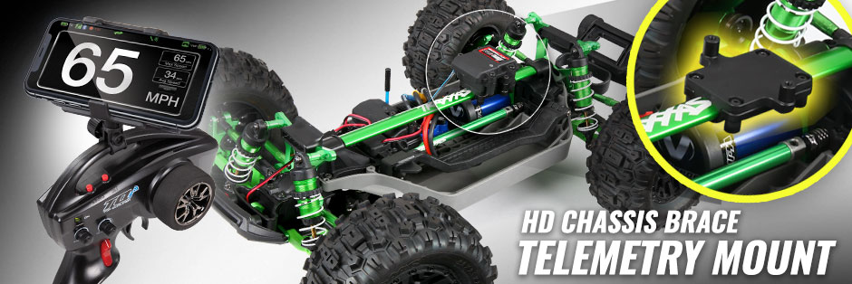 Chassis brace telemetry expander mount