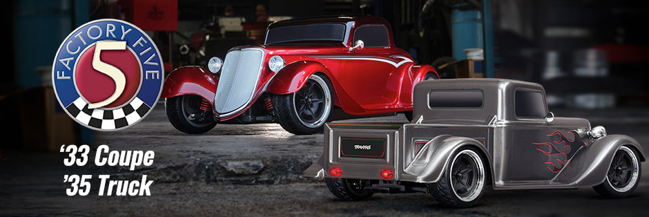 New Traxxas Factory Five Hot Rods
