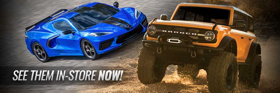 See the new 4-Tec 3.0 Corvette Stingray and TRX-4 2021 Ford Bronco