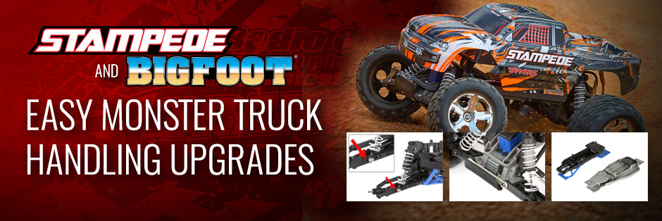 Easy Handling Upgrades for Stampede 2WD Monster Trucks
