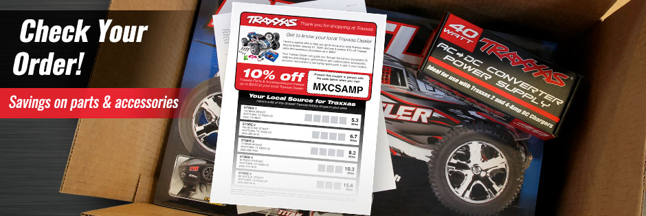 Traxxas.com coupon offer
