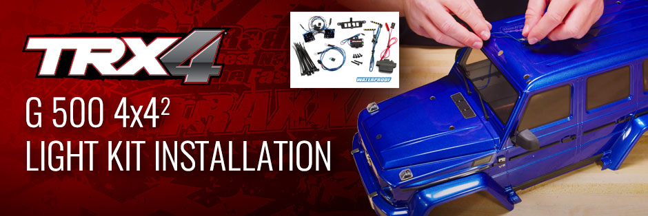 How to install the G 500 LED light kit