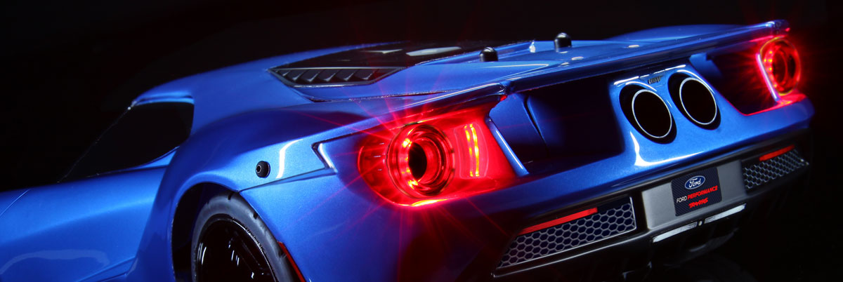 Traxxas Painted Ford GT Bodies and Lights